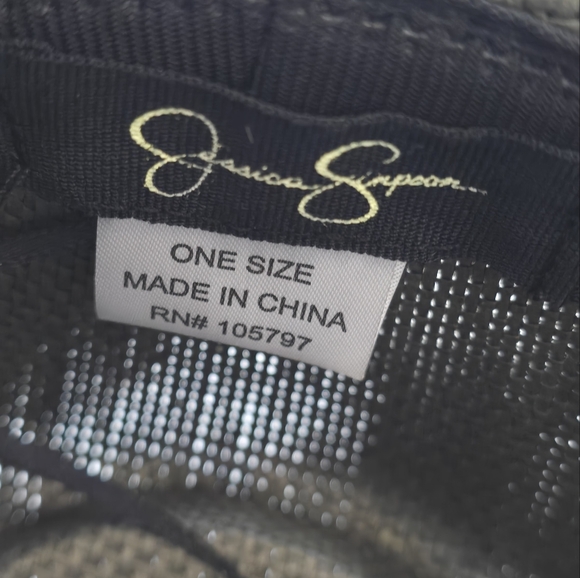Jessica Simpson Black and Tan Hat. New Without Tag. - Picture 5 of 10